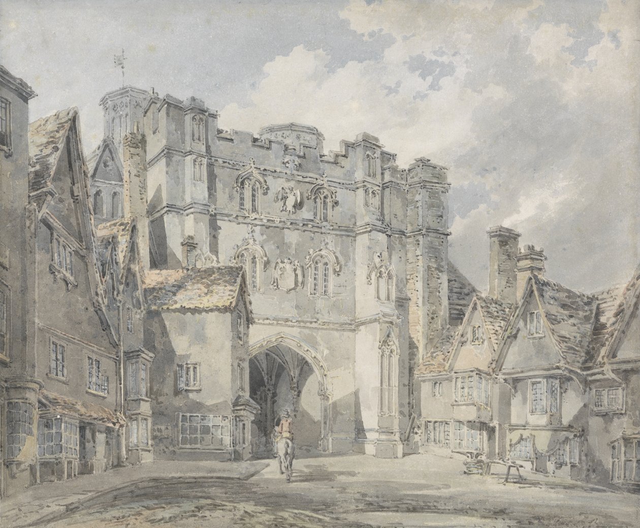 Christ Church Gate, Canterbury, 1793-94 by Joseph Mallord William Turner