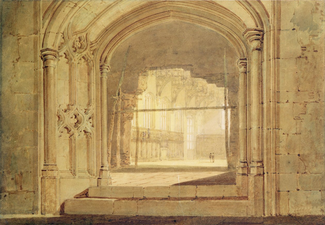 Christchurch Hall, Oxford, c.1800 by Joseph Mallord William Turner