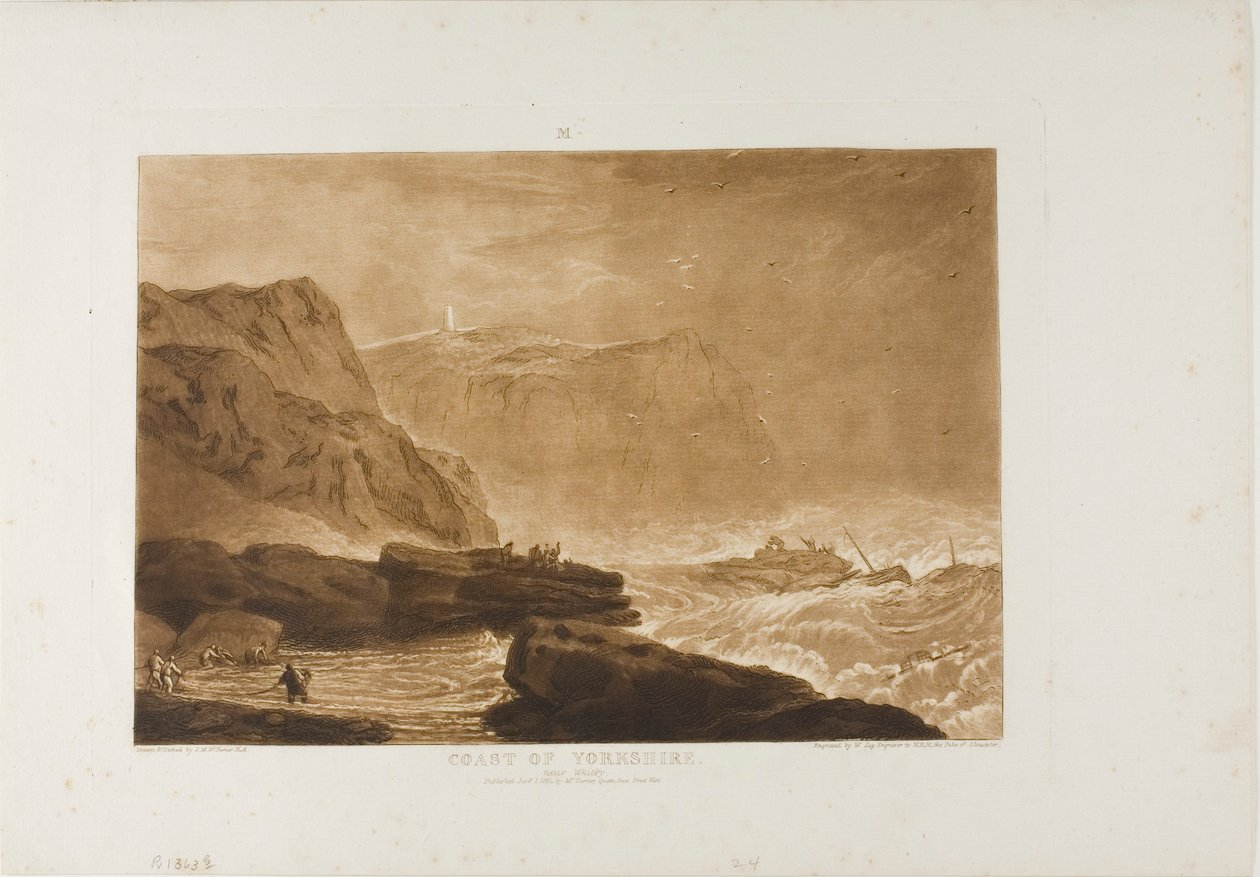 Coast of Yorkshire, Plate 24 from Liber Studiorum by Joseph Mallord William Turner