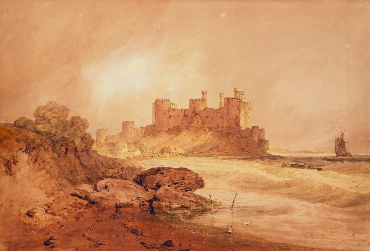 Conway Castle, North Wales by Joseph Mallord William Turner