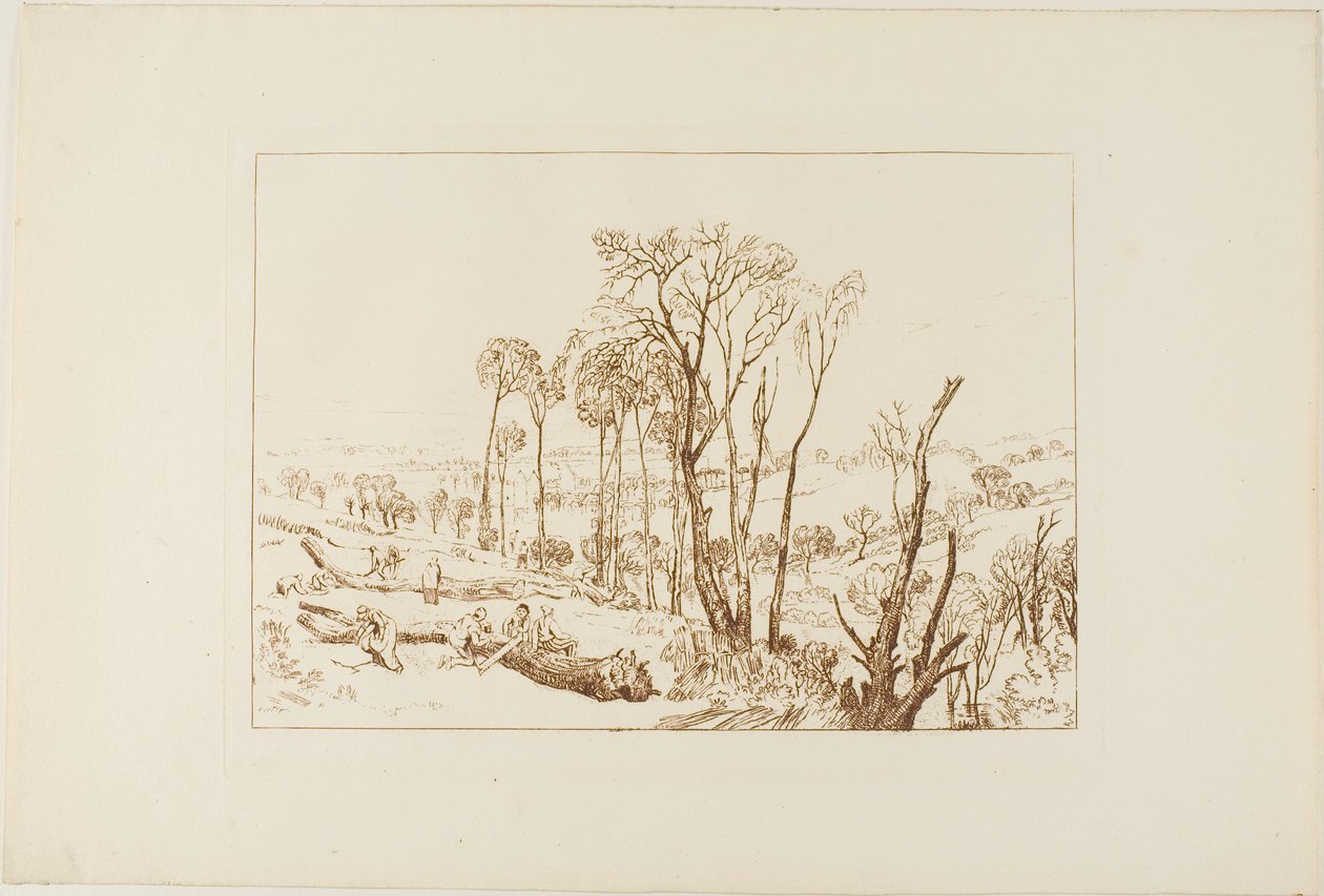 Crowhurst, plate 76 from Liber Studiorum by Joseph Mallord William Turner