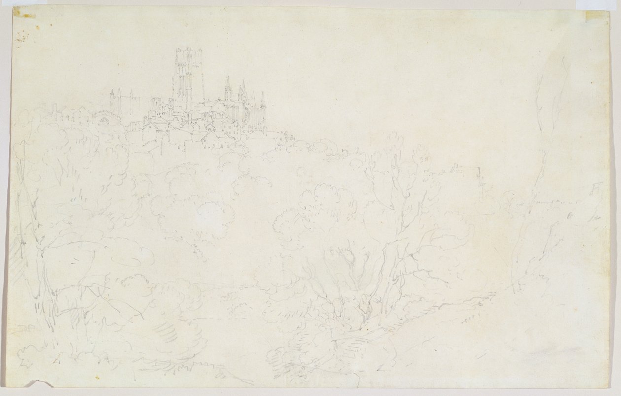 Durham, c.1801 by Joseph Mallord William Turner