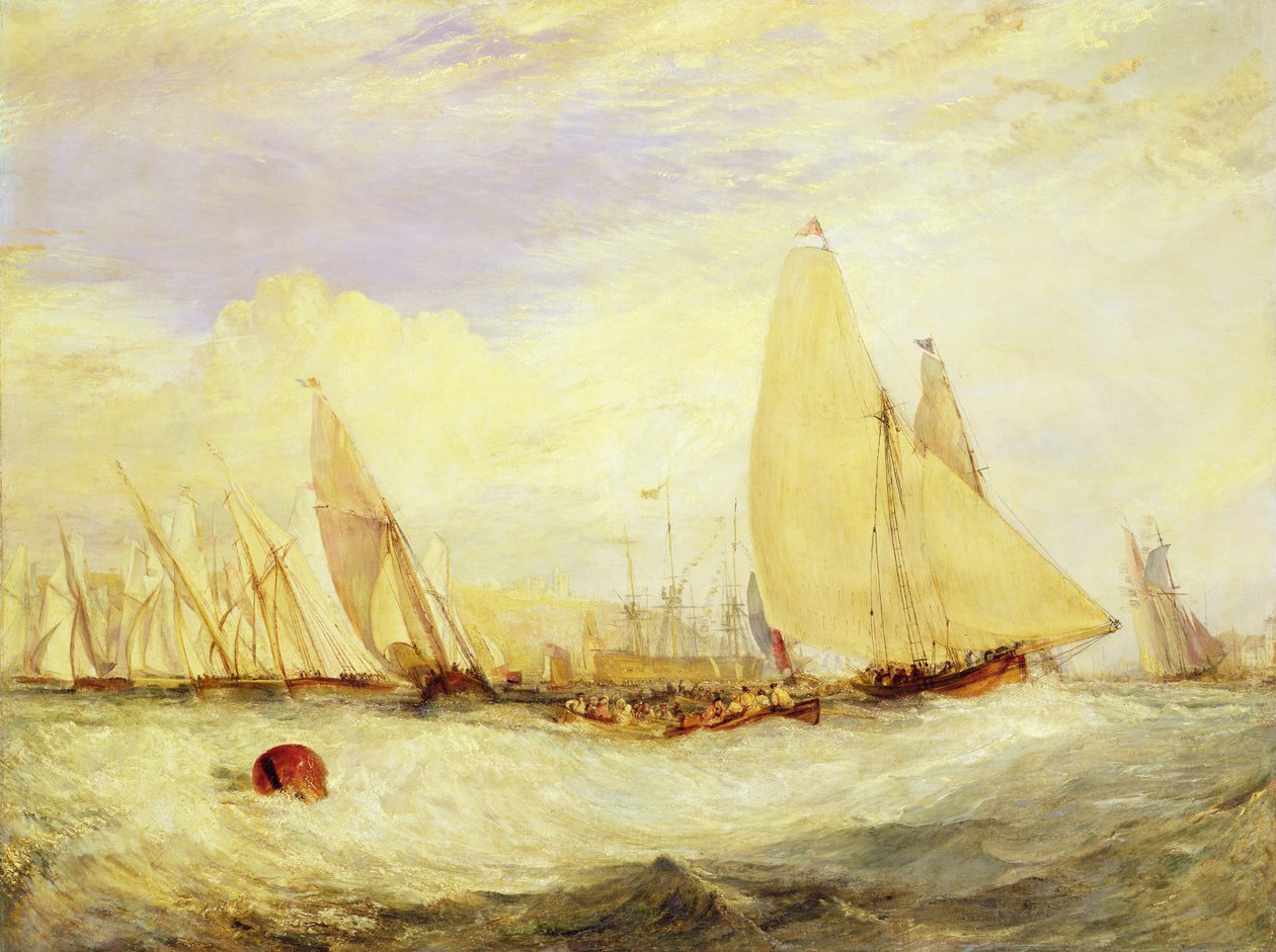 East Cowes Castle, the Seat of J Nash Esq., the Regatta Beating to Windward by Joseph Mallord William Turner