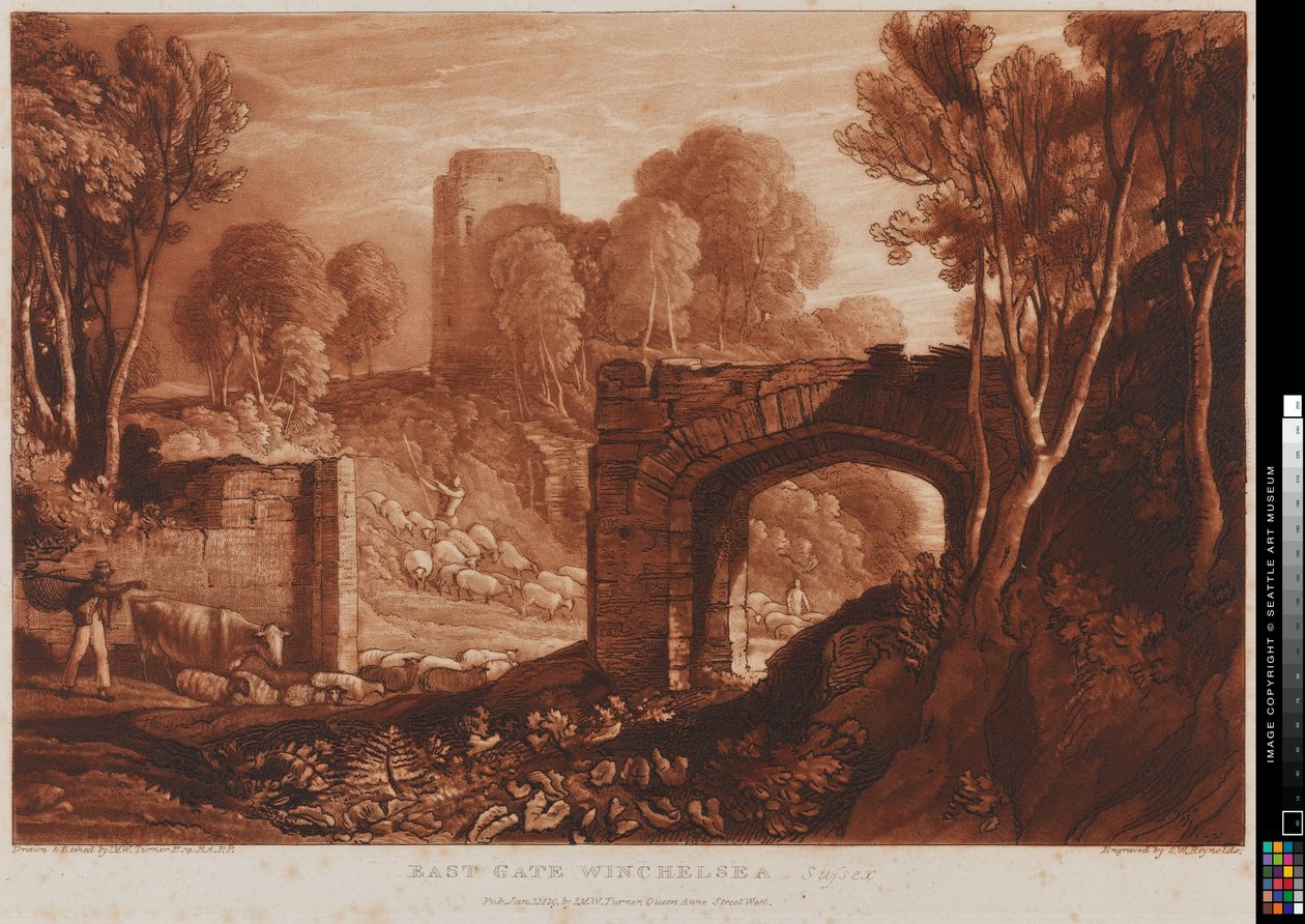 East Gate Winchelsea, Sussex by Joseph Mallord William Turner