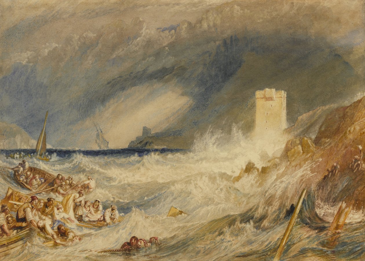 Entrance to Fowey Harbour, Cornwall by Joseph Mallord William Turner