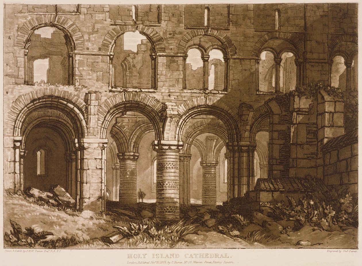 Holy Island Cathedral, from the 