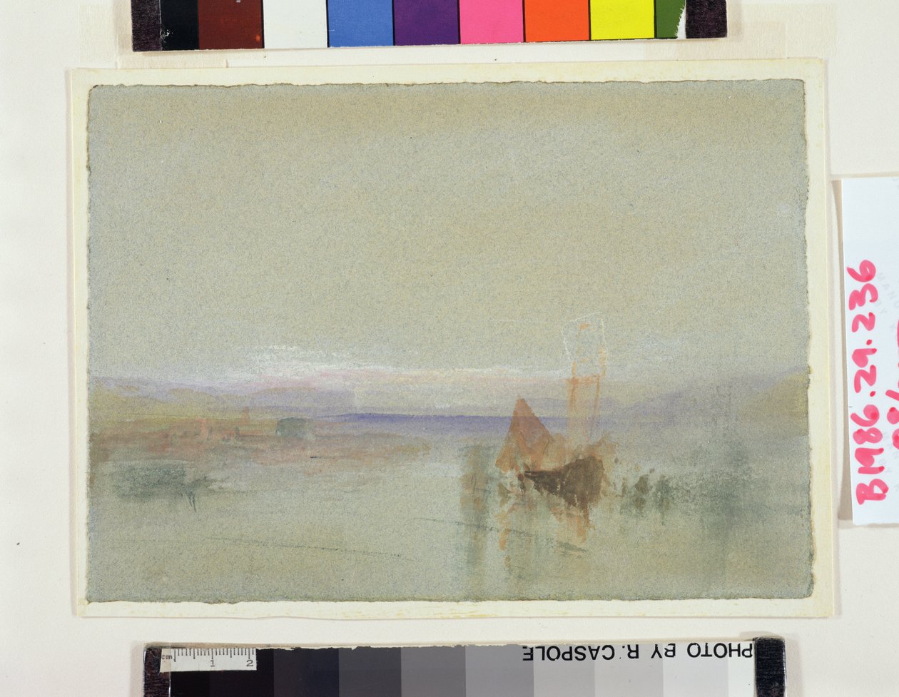 Fishing Boats Becalmed off Le Havre by Joseph Mallord William Turner
