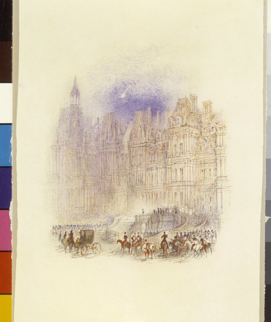 Fontainebleau: The Departure Of Napoleon by Joseph Mallord William Turner
