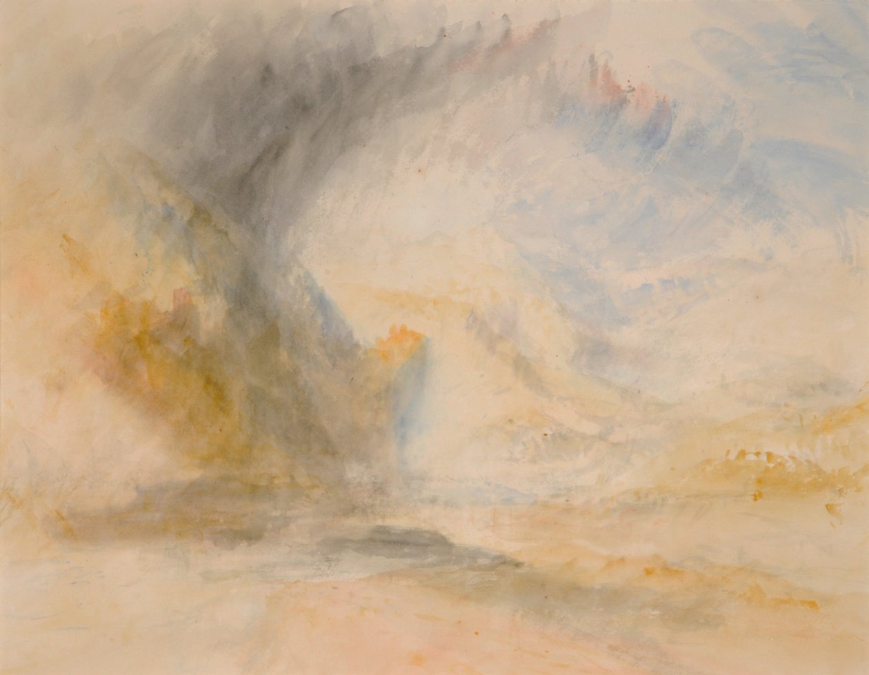 Foot of St. Gothard, c.1842 by Joseph Mallord William Turner