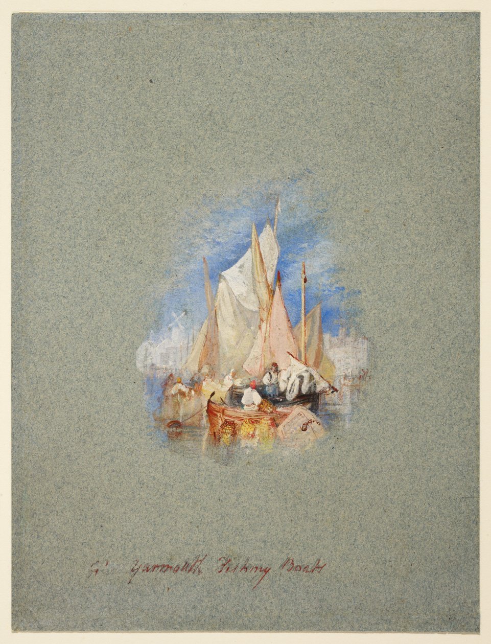 Great Yarmouth Fishing Boats by Joseph Mallord William Turner