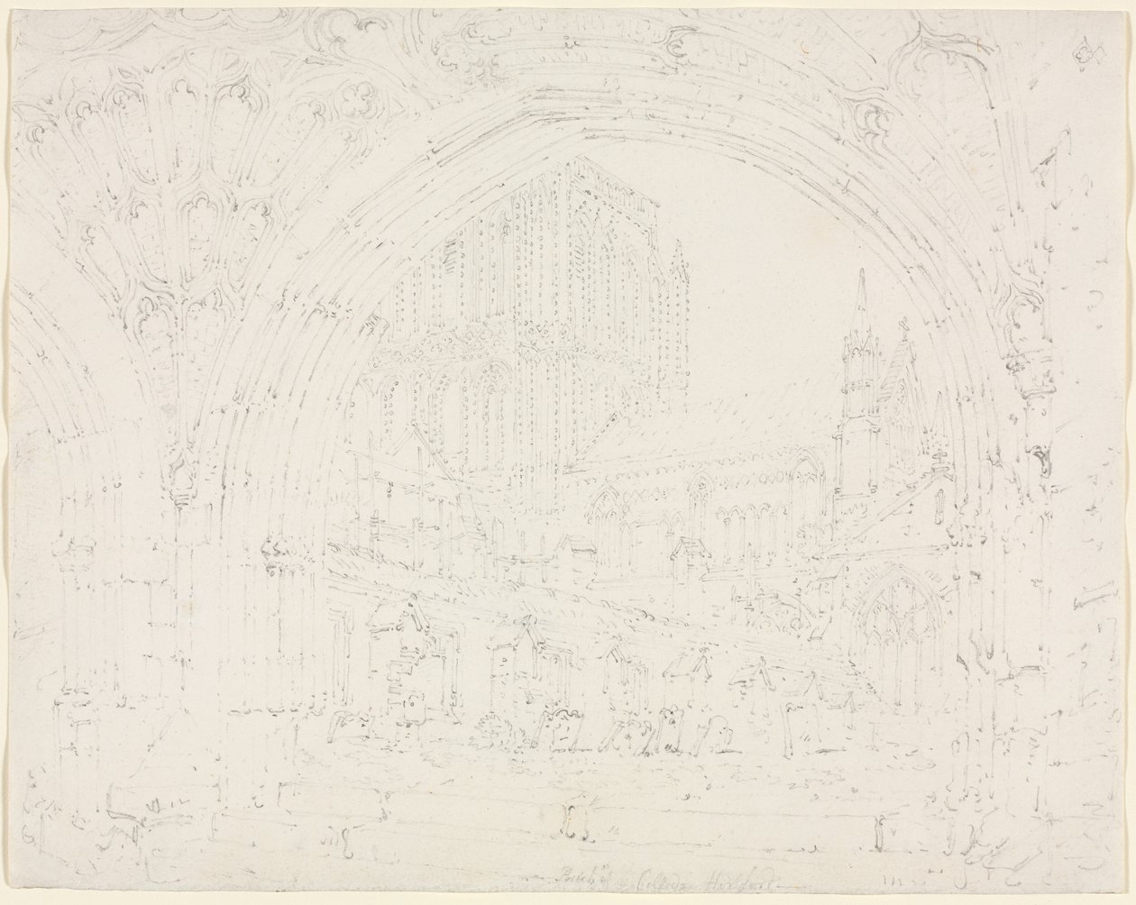 Hereford Cathedral by Joseph Mallord William Turner