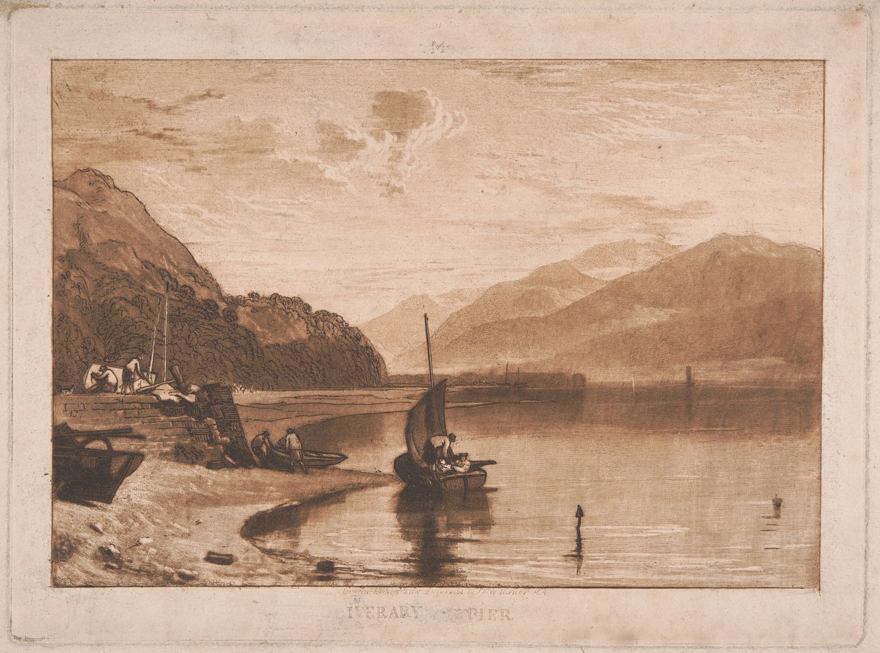 Inverary Pier, Loch Fyne, Morning by Joseph Mallord William Turner