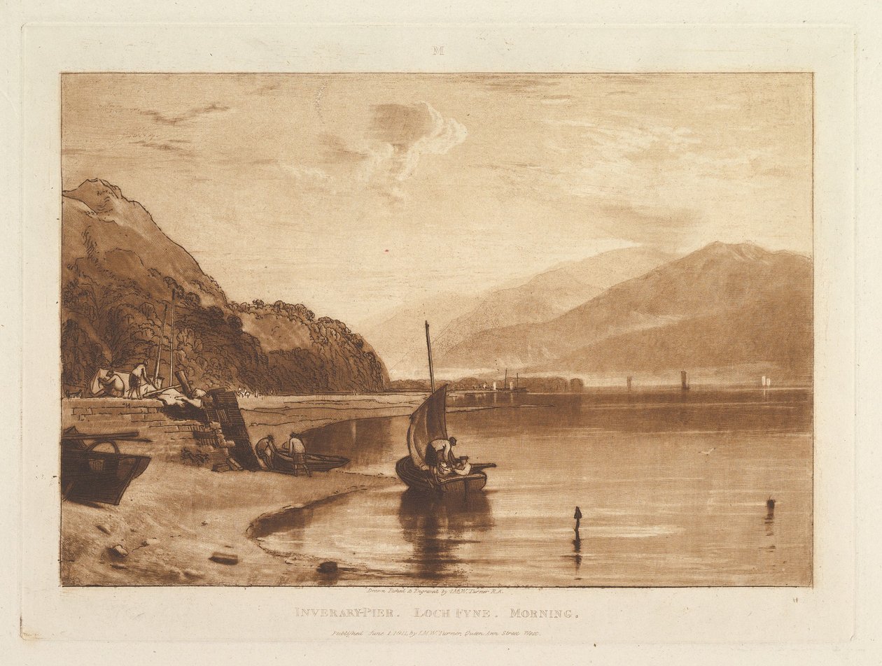 Inverary Pier, Loch Fyne, Morning by Joseph Mallord William Turner