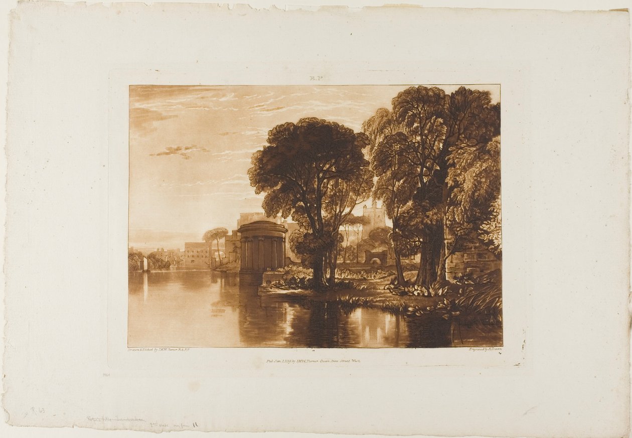 Isleworth, plate 63 from Liber Studiorum by Joseph Mallord William Turner