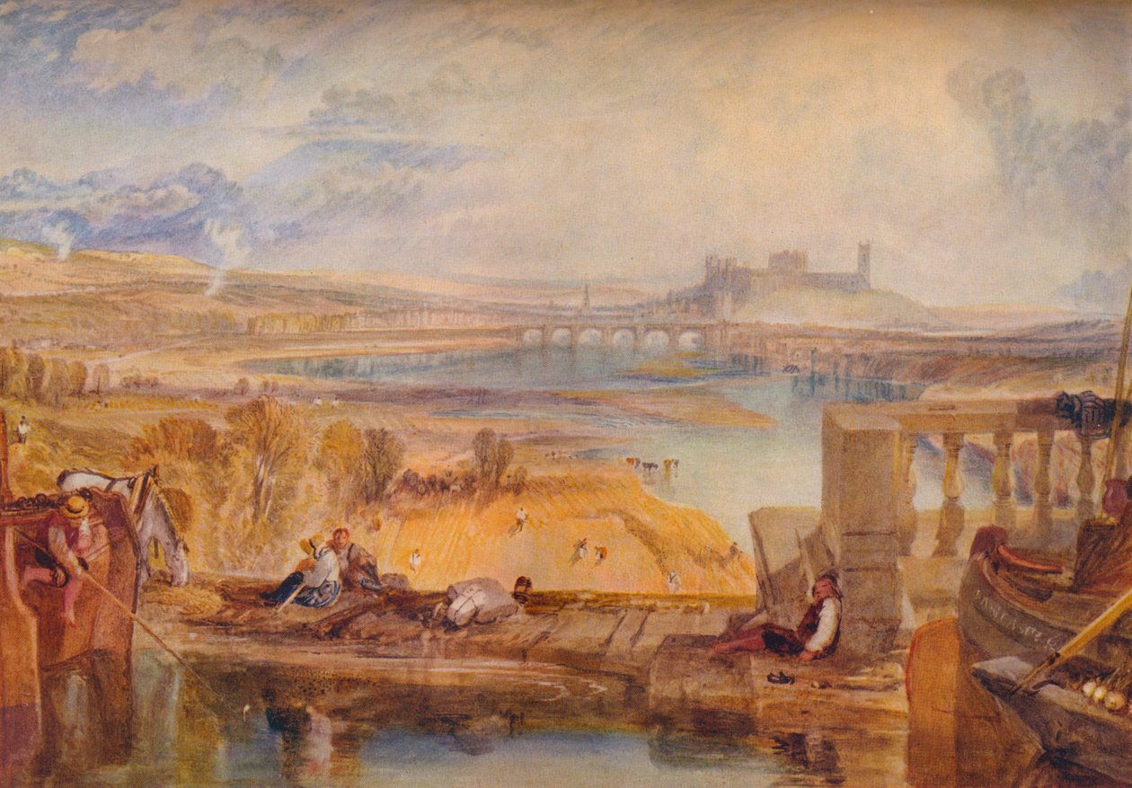 Lancaster, from the Aqueduct Bridge, c. 1825 by Joseph Mallord William Turner