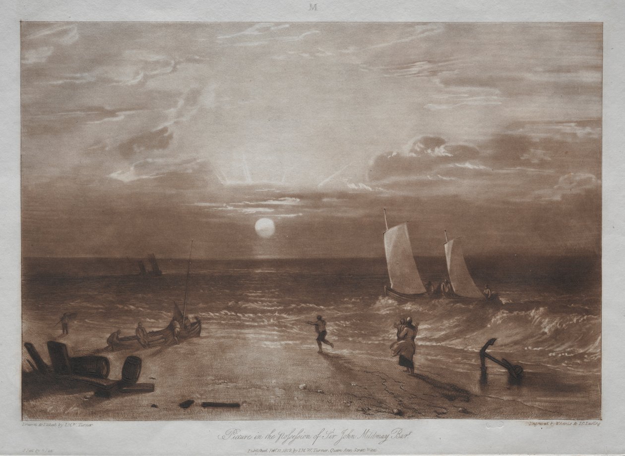 Liber Studiorum: Mildmay Sea-piece by Joseph Mallord William Turner