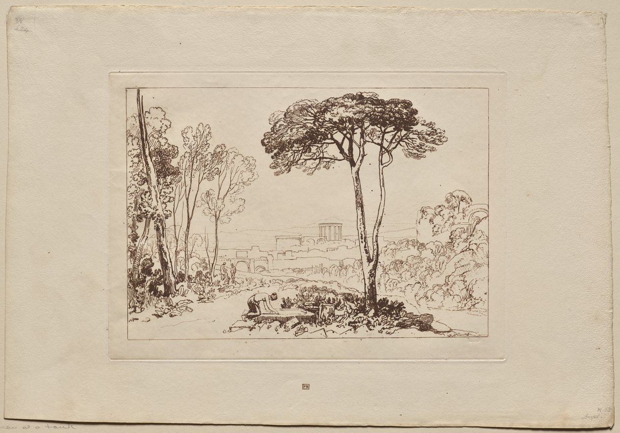 Liber Studiorum: Scene in the Campagna by Joseph Mallord William Turner