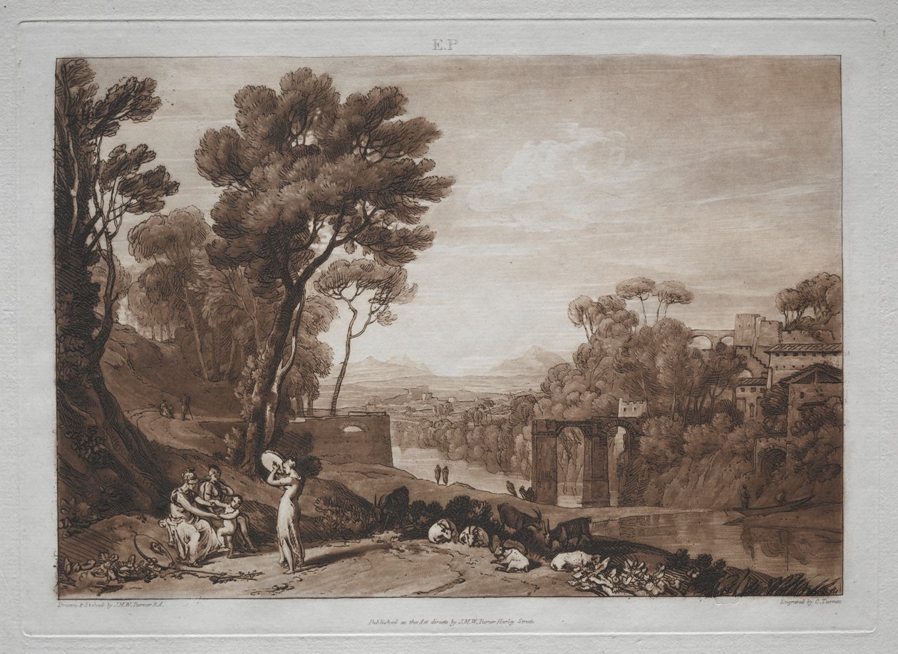 Liber Studiorum: The Woman and the Tambourine by Joseph Mallord William Turner
