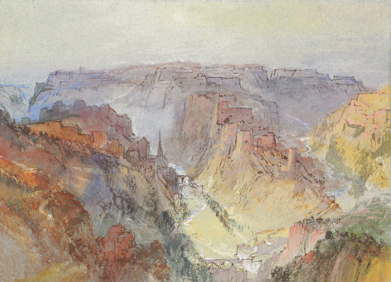 Luxembourg City from the Fetschenhof by Joseph Mallord William Turner