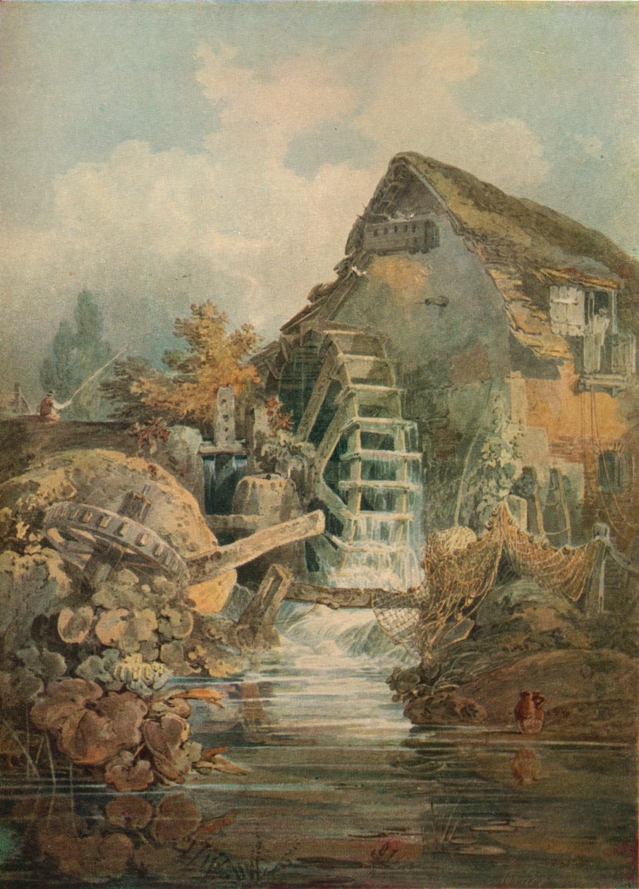 Marford Mill, Denbighshire, c1795 by Joseph Mallord William Turner
