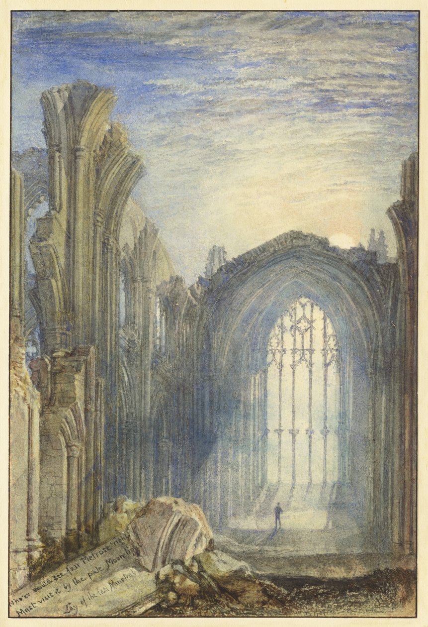 Melrose Abbey by Joseph Mallord William Turner