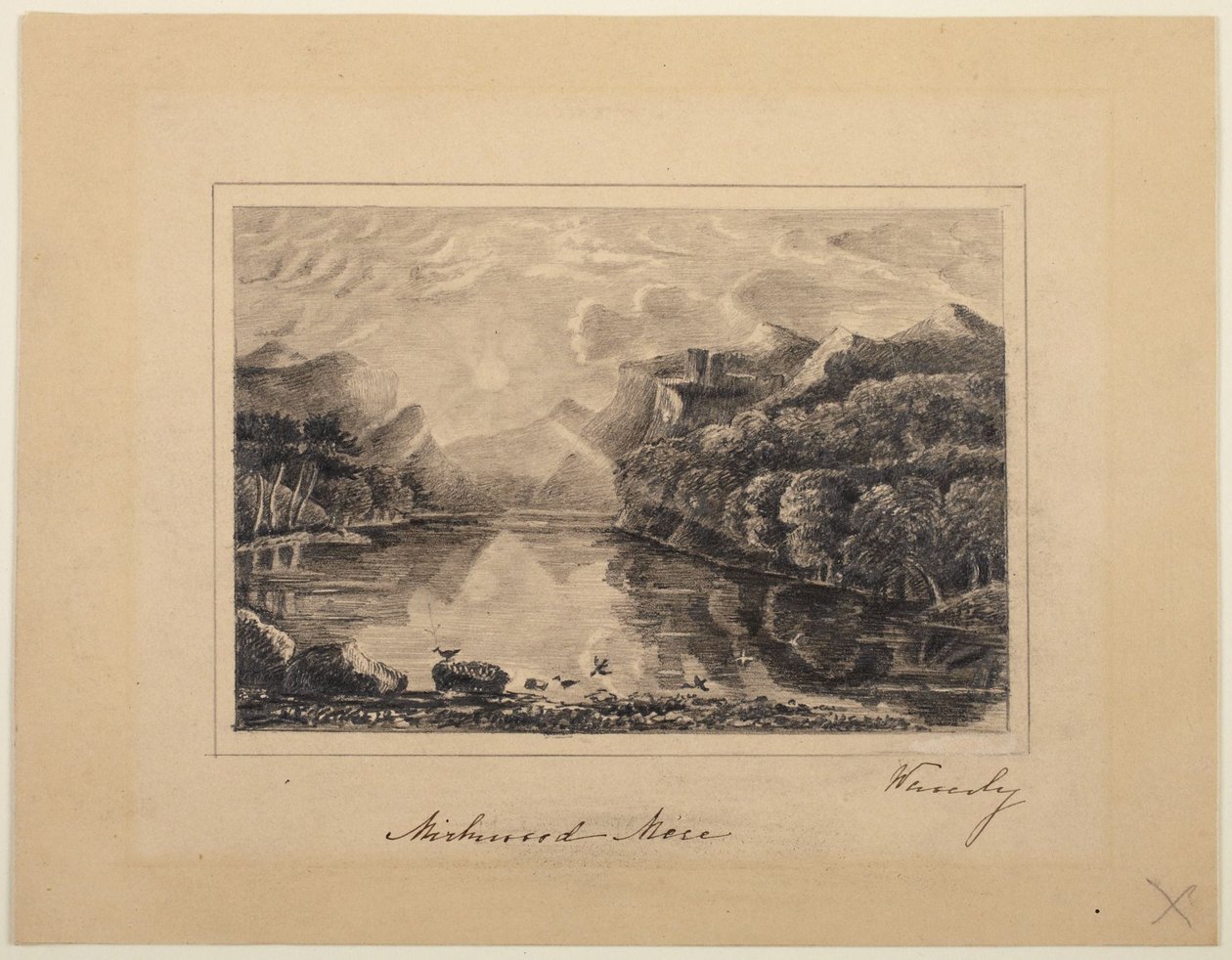 Mirkwood Mere by Joseph Mallord William Turner