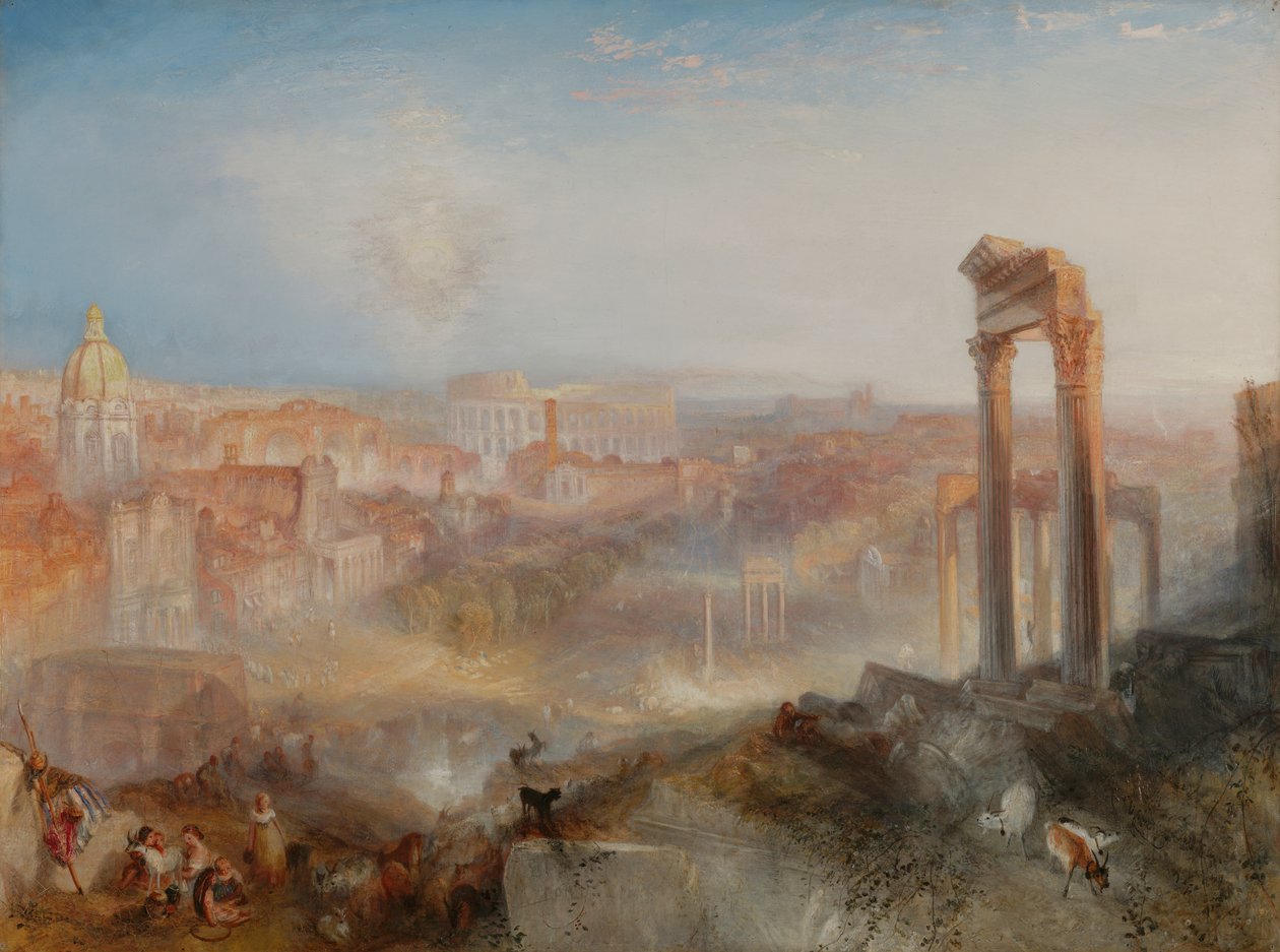 Modern Rome, Campo Vaccino by Joseph Mallord William Turner