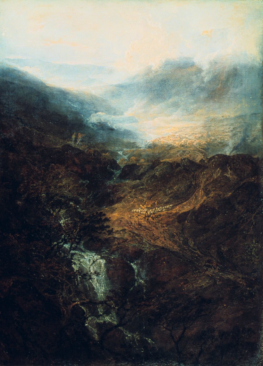 Morning Amongst the Coniston Fells, Cumberland by Joseph Mallord William Turner