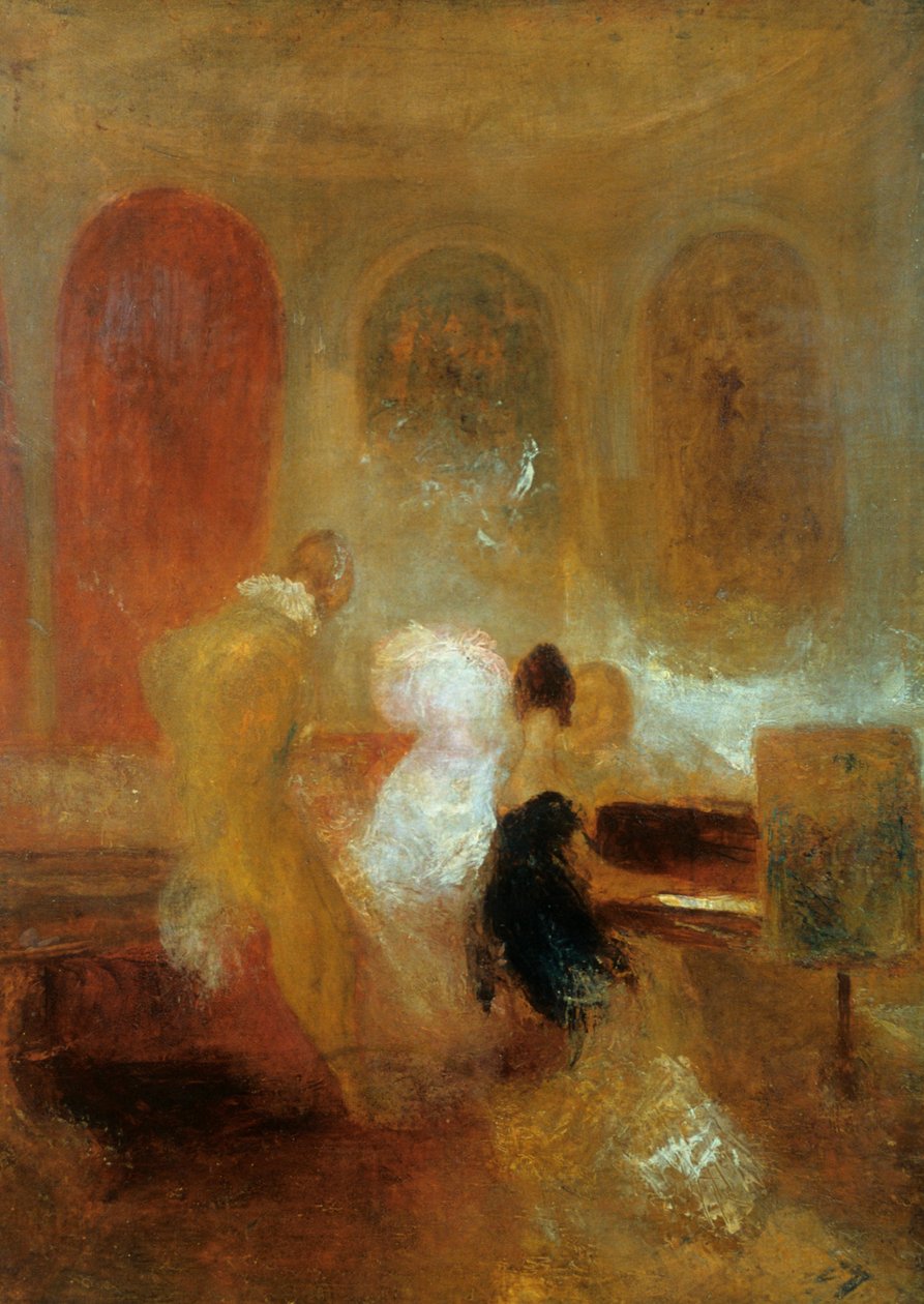 Music Party, East Cowes Castle by Joseph Mallord William Turner