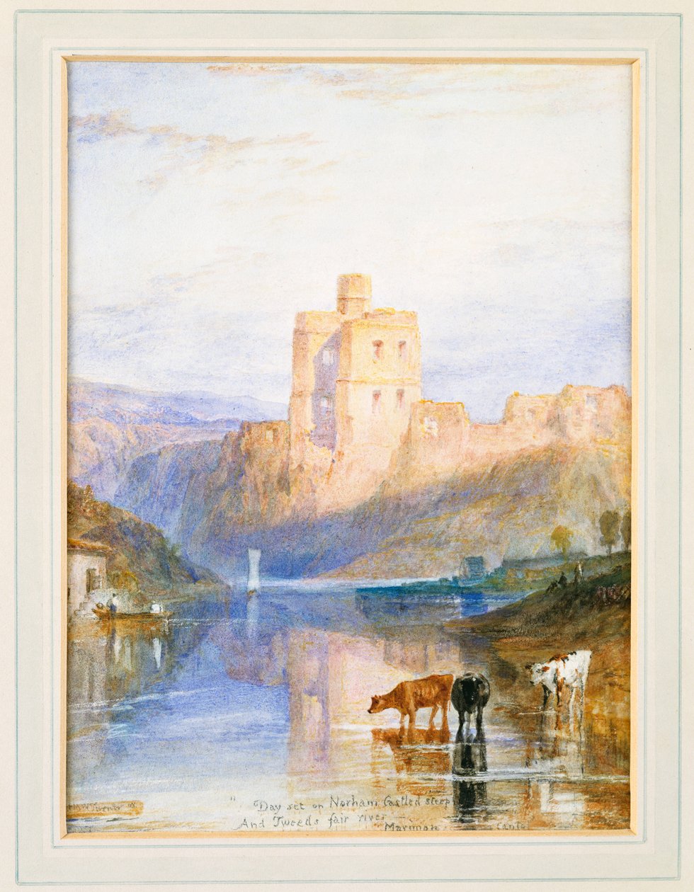 Norham Castle: An Illustration to Marmion by Sir Walter Scott, 1818 by Joseph Mallord William Turner