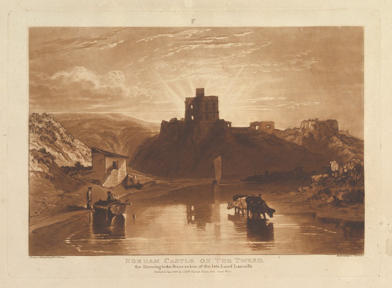 Norham Castle on the Tweed by Joseph Mallord William Turner