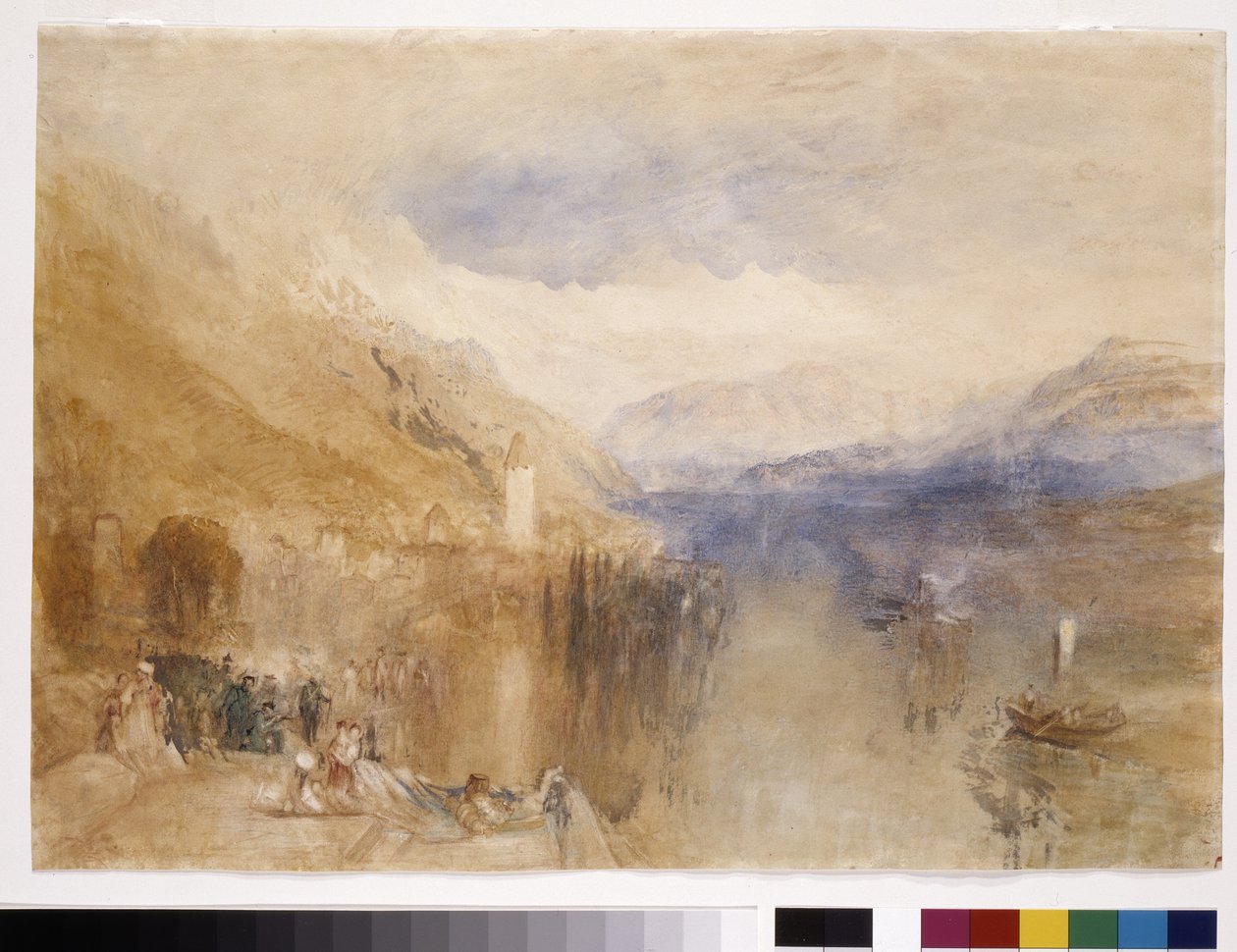 Oberhofen, Lake Thun by Joseph Mallord William Turner