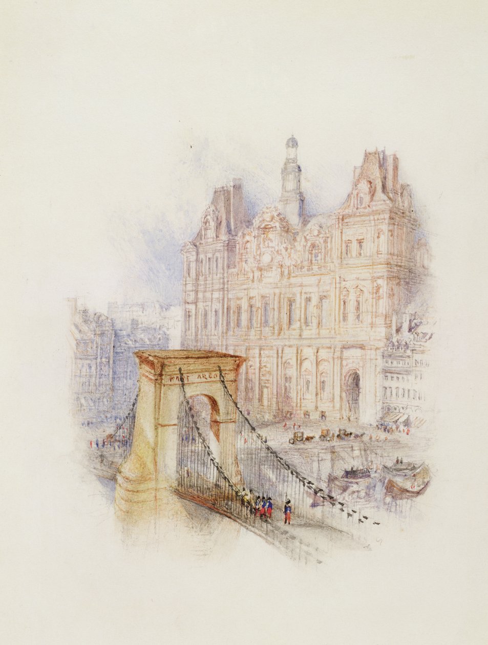 Paris: Hotel de Ville by Joseph Mallord William Turner