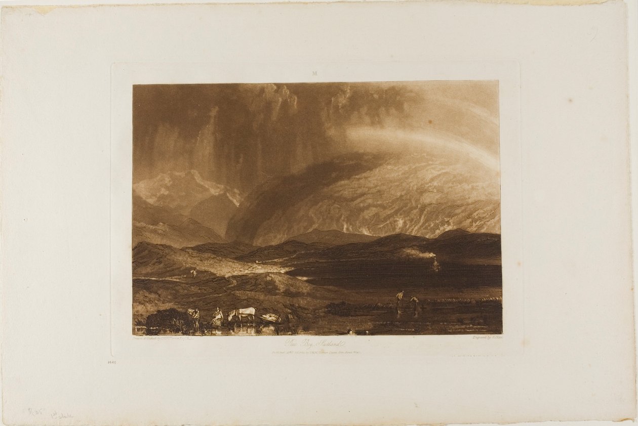 Peat Bog, Scotland, plate 45 from Liber Studiorum by Joseph Mallord William Turner