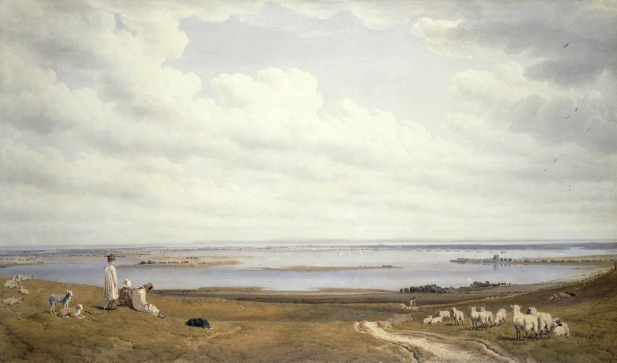 Portsmouth Harbour from Portsdown Hill by Joseph Mallord William Turner