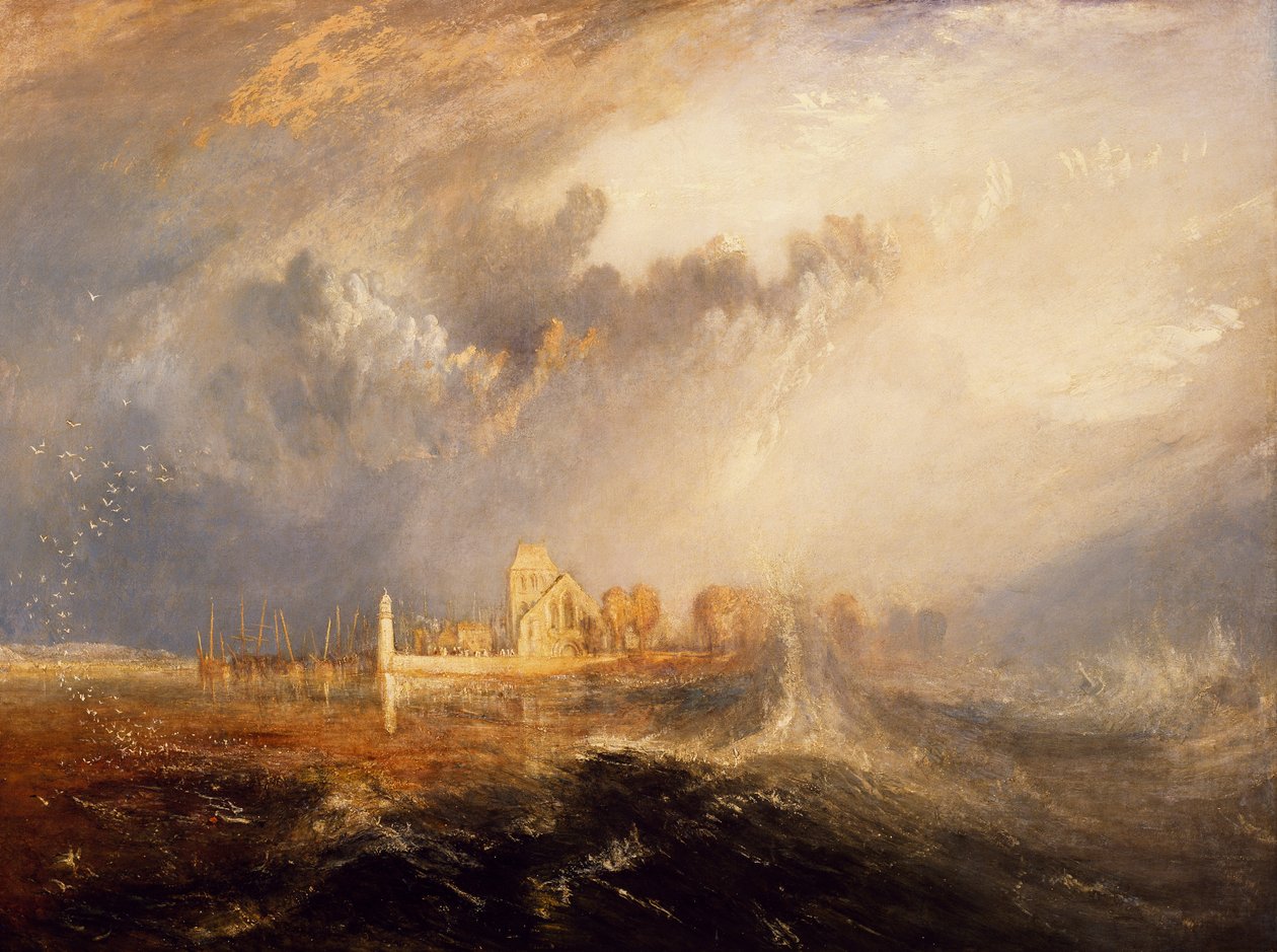 Quillebeuf, Mouth of the Seine by Joseph Mallord William Turner