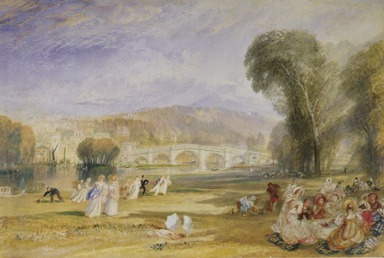 Richmond Hill and Bridge, Surrey by Joseph Mallord William Turner