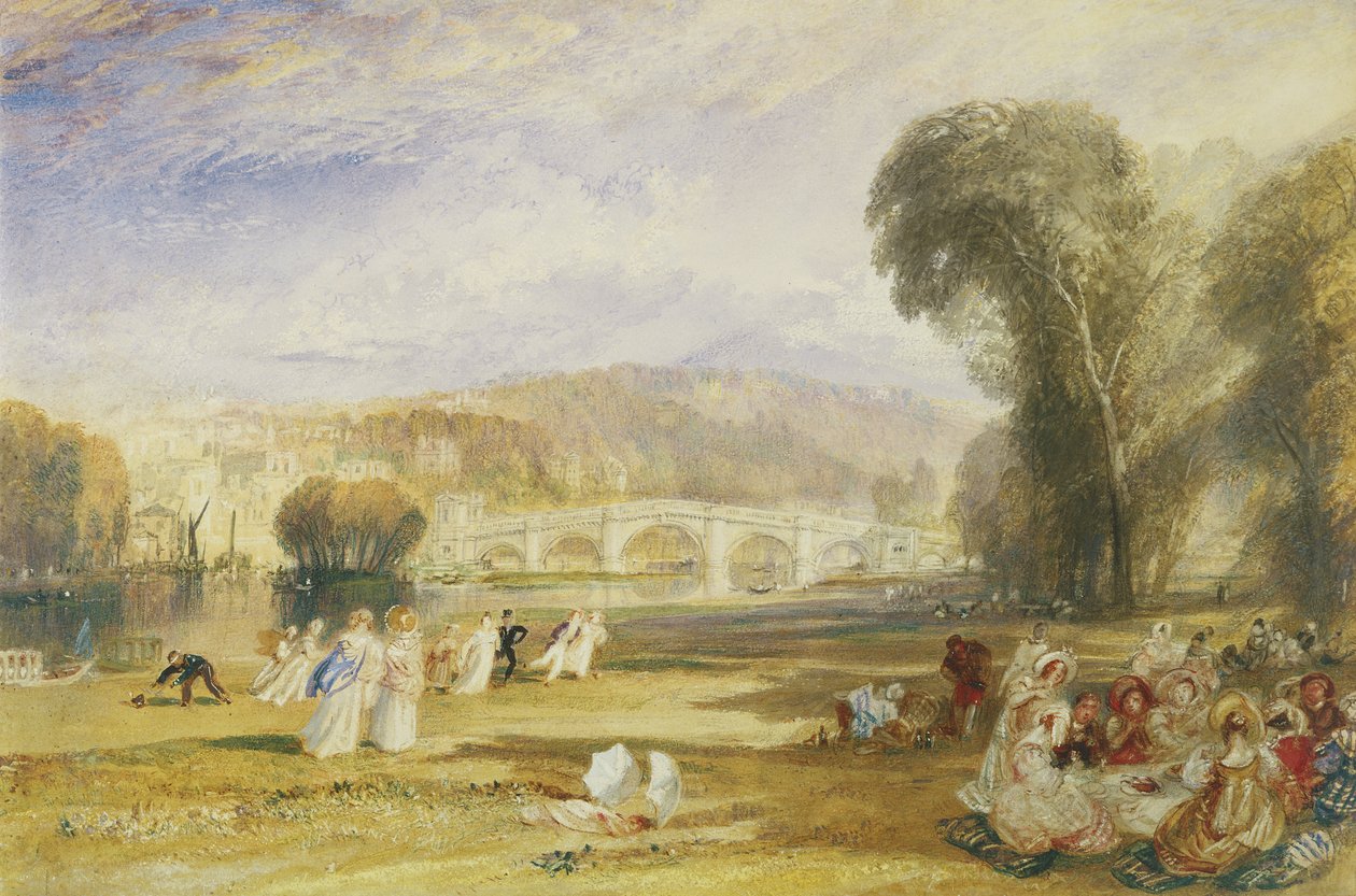 Richmond Hill and Bridge, Surrey, c.1831 by Joseph Mallord William Turner