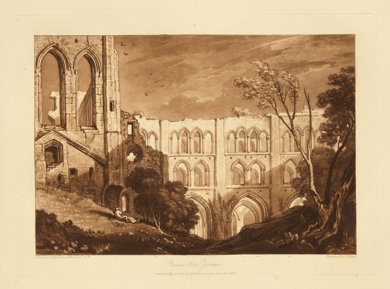 Rivaux Abbey by Joseph Mallord William Turner