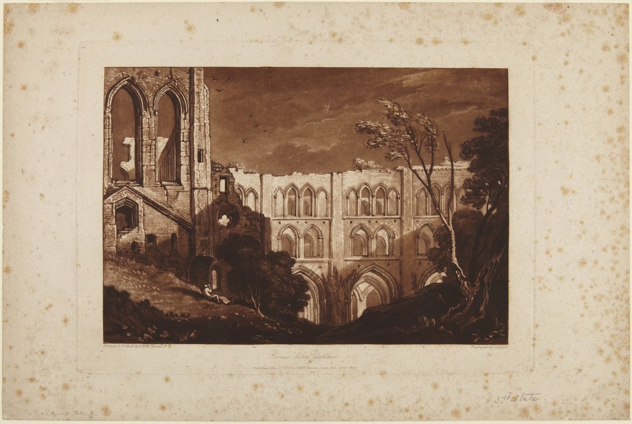 Riveaux Abbey Yorkshire by Joseph Mallord William Turner