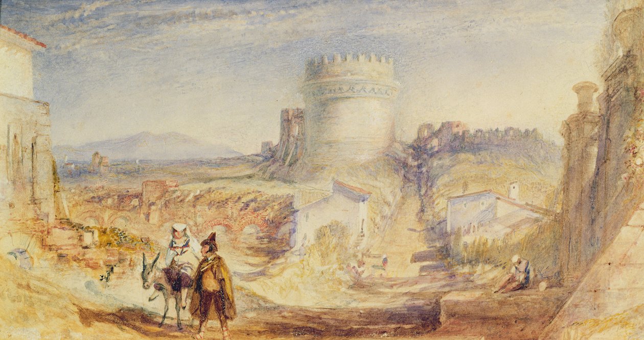 Rome, the Tomb of Cecilia Metella, c.1824 by Joseph Mallord William Turner