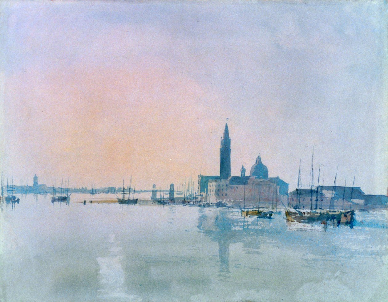 San Giorgio Maggiore from the Dogana, 1819 by Joseph Mallord William Turner