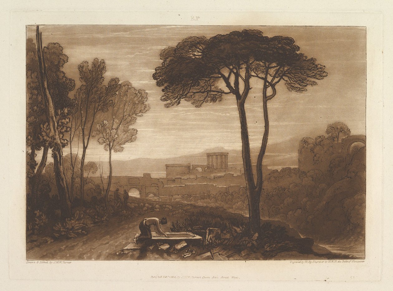 Scene in the Campagna by Joseph Mallord William Turner