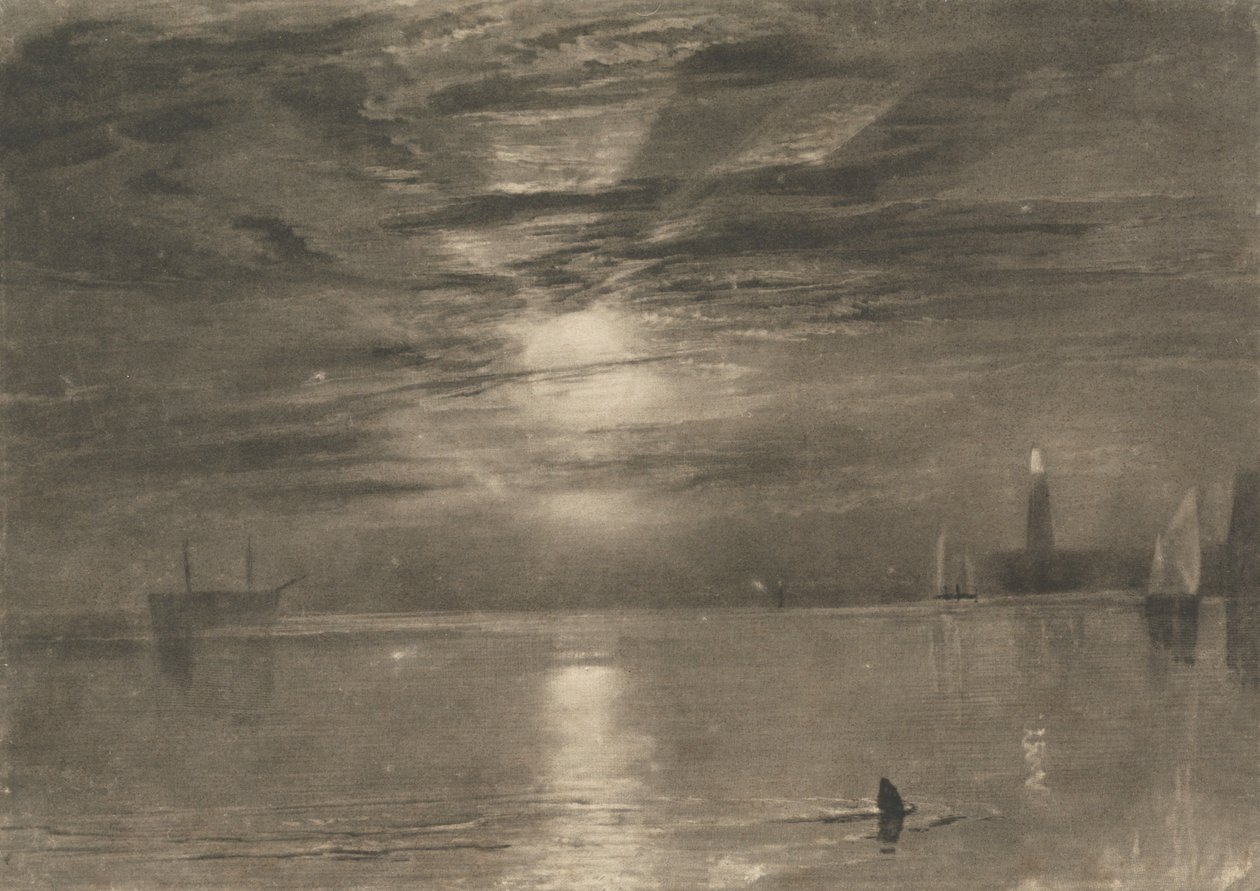 Shields Lighthouse by Joseph Mallord William Turner