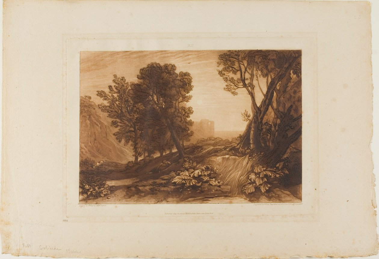 Solitude, plate 53 from Liber Studiorum by Joseph Mallord William Turner