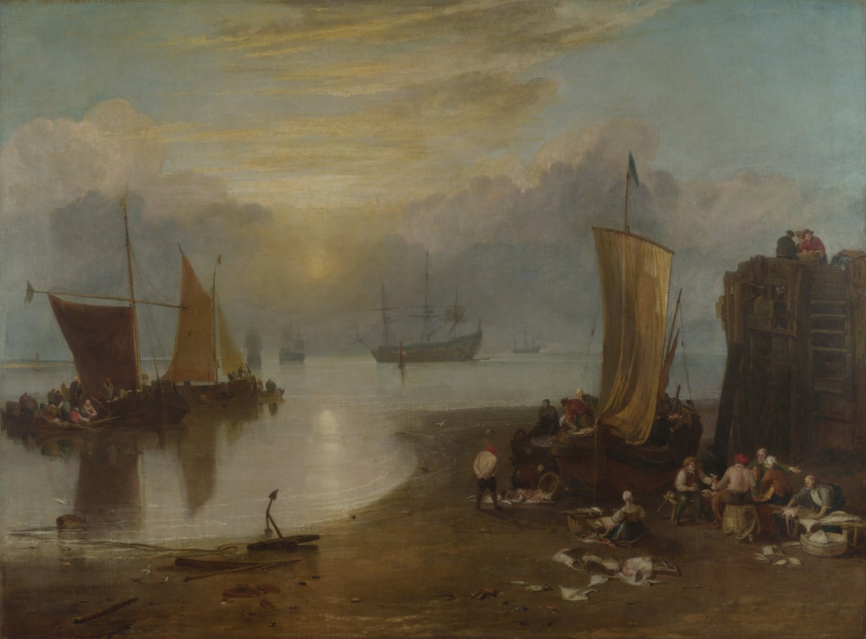 Sun Rising Through Vapour, c.1807 by Joseph Mallord William Turner