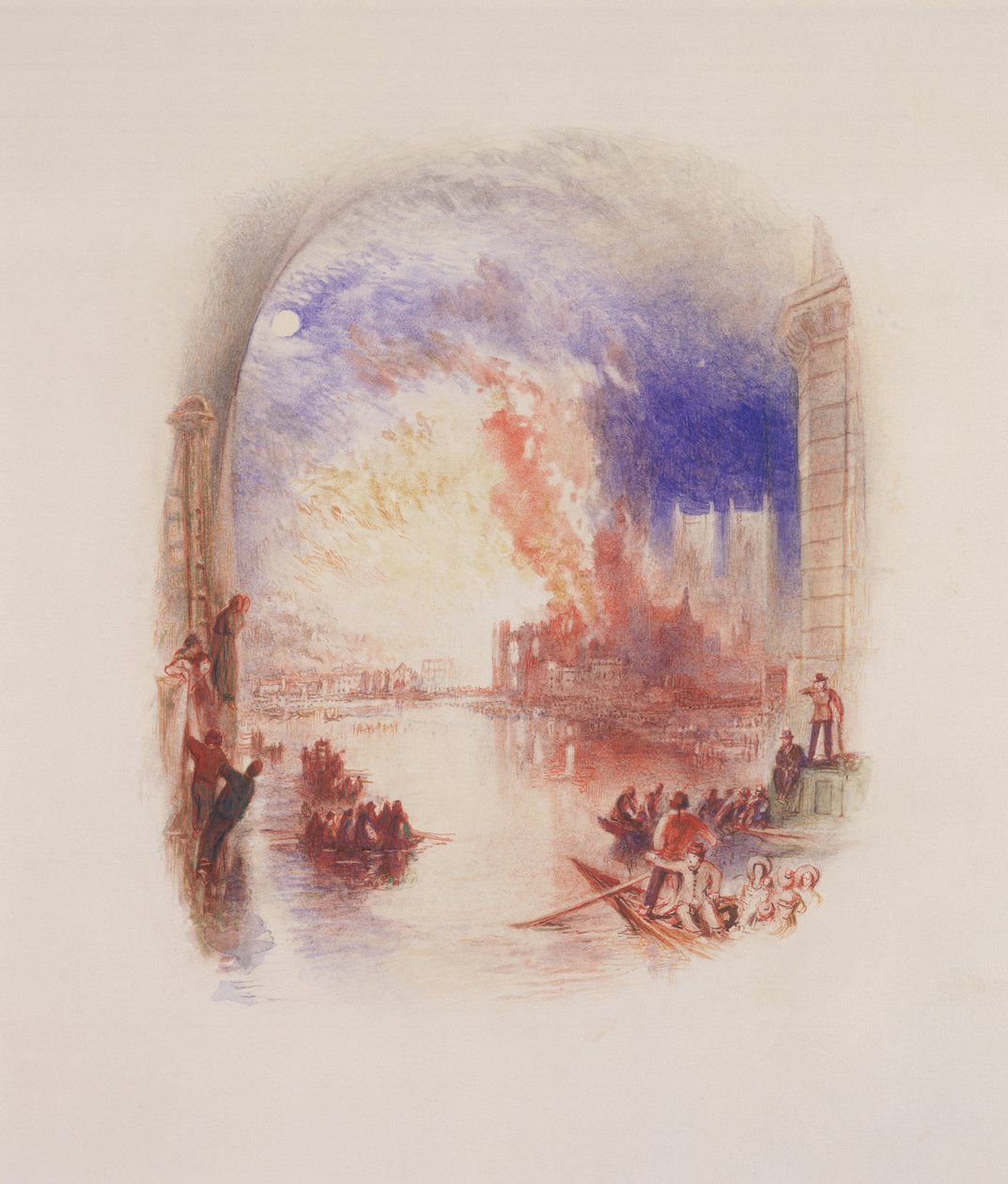 The Burning of the Houses of Parliament by Joseph Mallord William Turner
