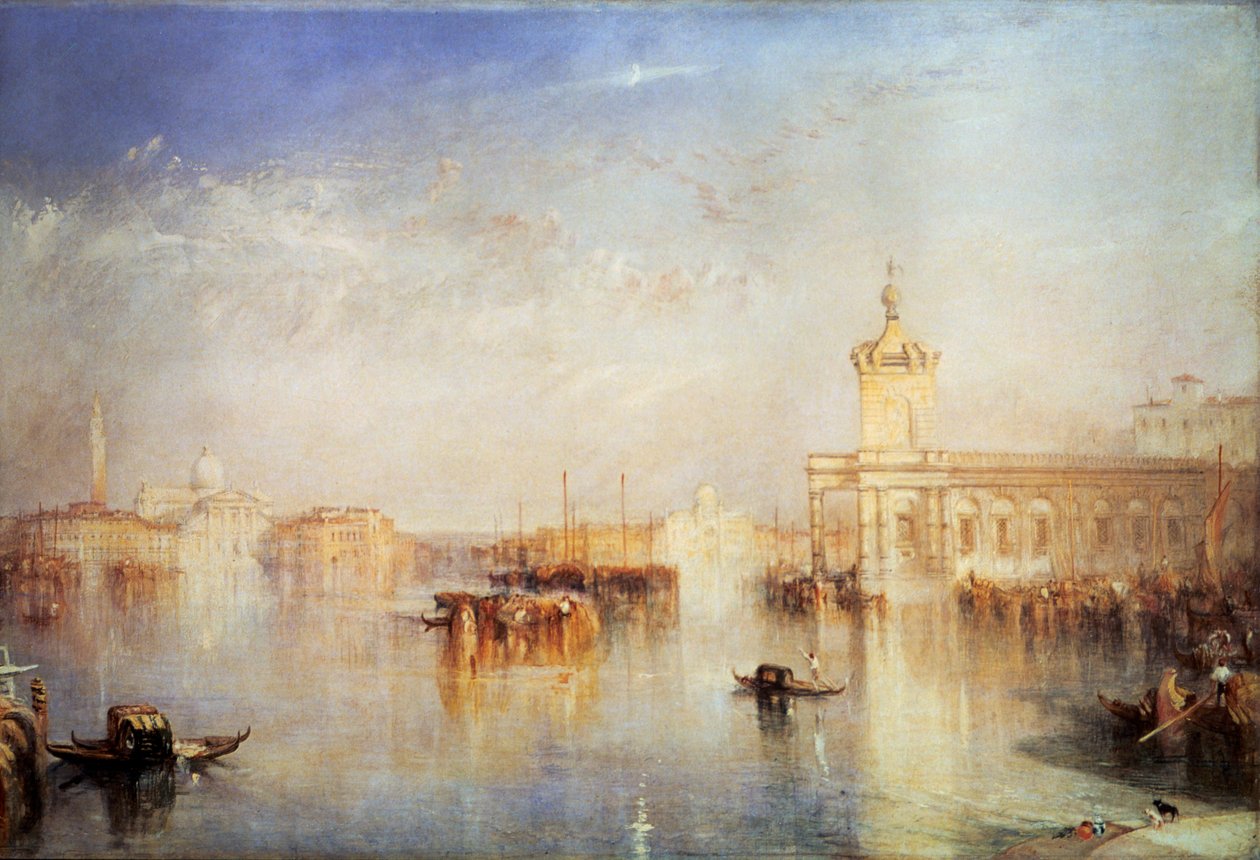The Dogana, San Giorgio, Citella, from the steps of the Europa, Venice by Joseph Mallord William Turner