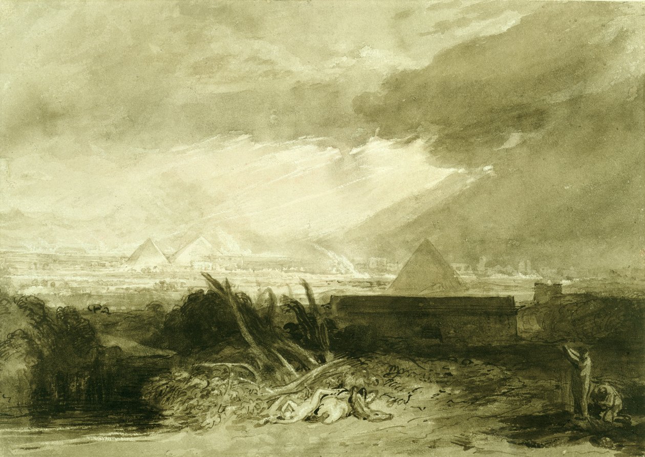 The Fifth Plague of Egypt by Joseph Mallord William Turner