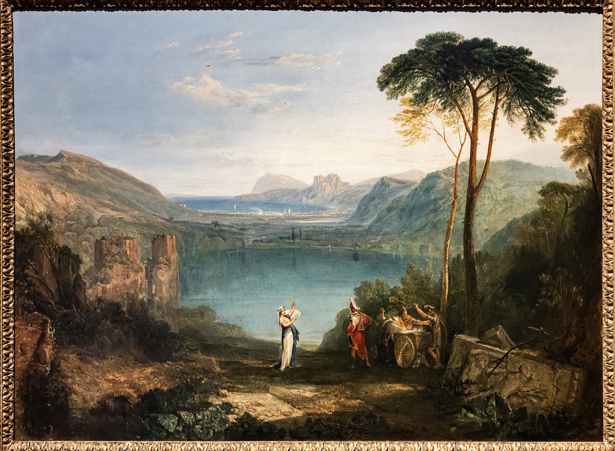 The Lake of Avernus, Aeneas, the Cumaean Sybil by Joseph Mallord William Turner